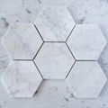 Hexagon marble mosaic tiles for bathrrom and kitchen 4