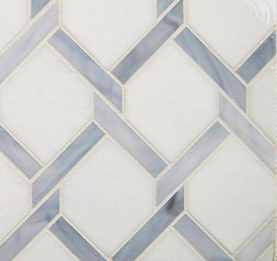 white marble waterjet wall tiles floor tiles 4