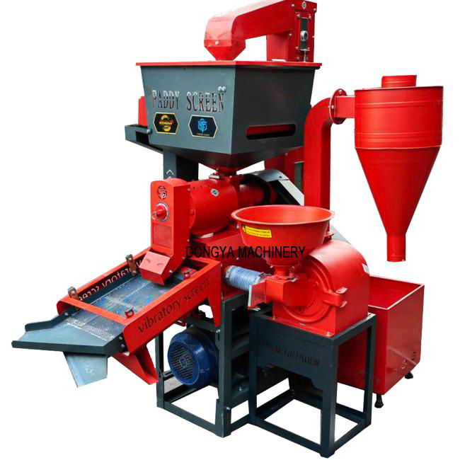 11KW commercial 5 in 1 rice mill machine
