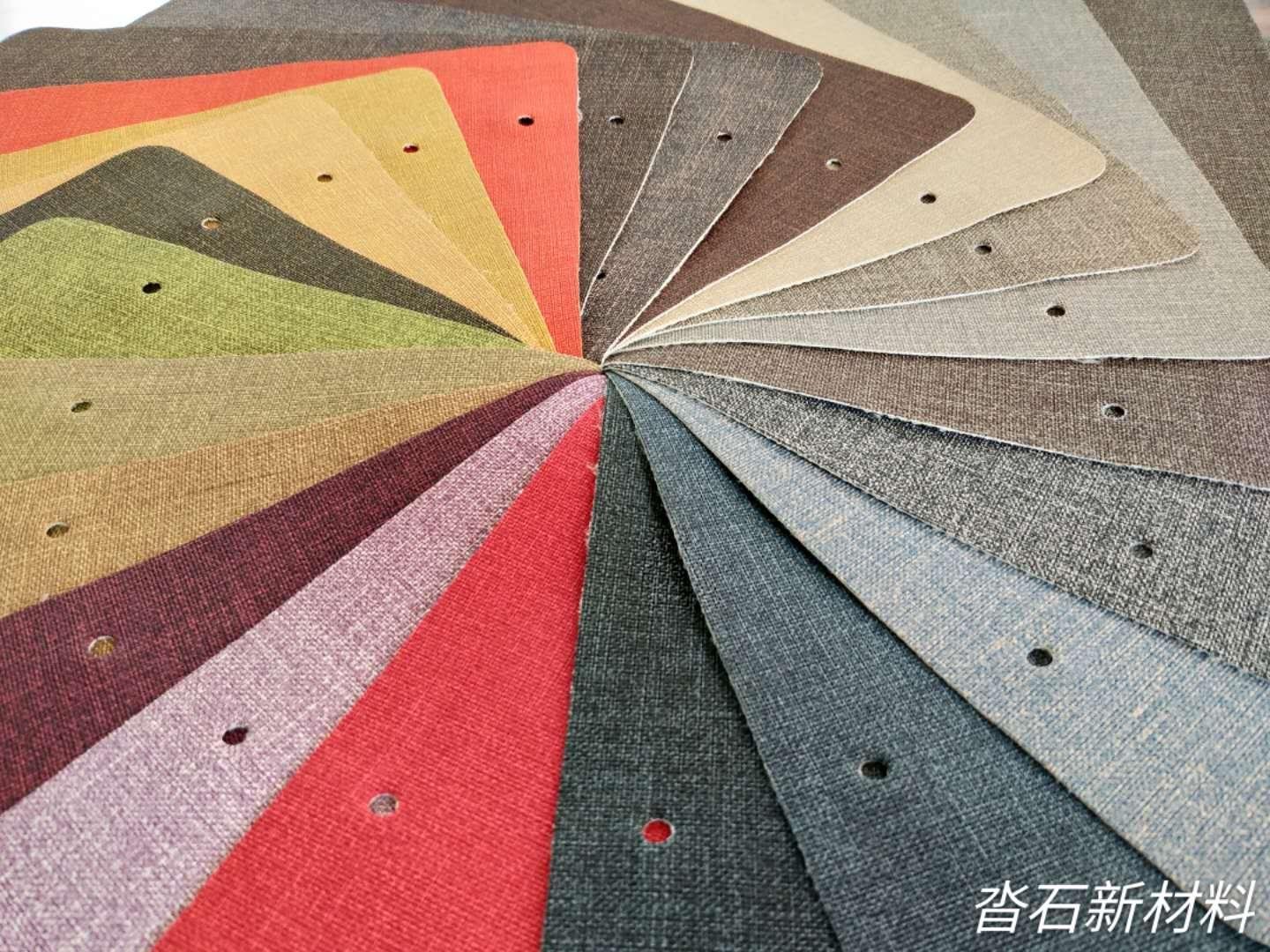 Imitation cloth grain artificial leather 5