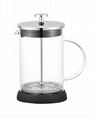 BX702 Zhejiang High quality Borosolicate glass French press, Coffee & Tea maker 1