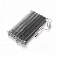 Refrigerator parts aluminum fin and tube evaporator