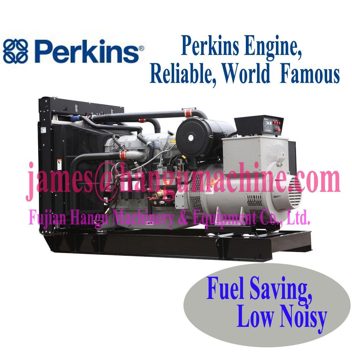 Diesel generator set powered by Perkins engine