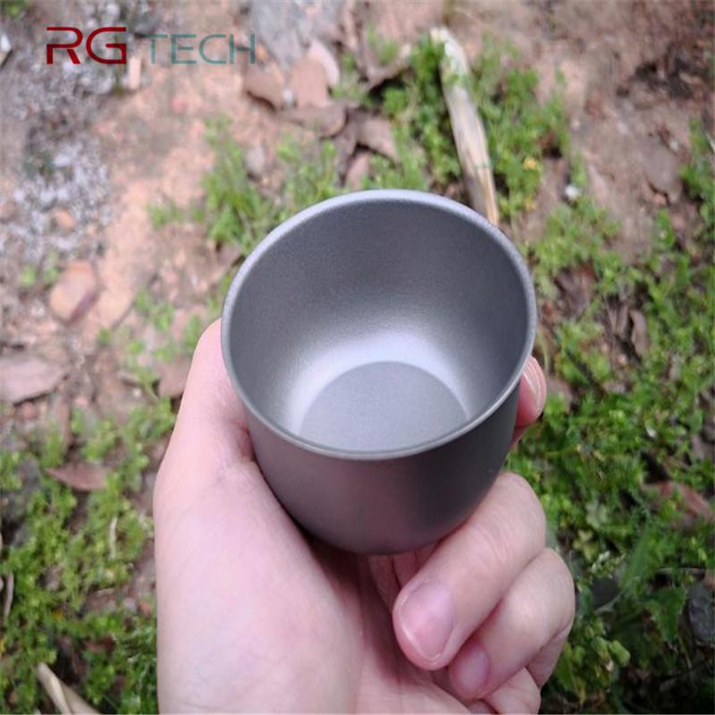 Ultralight Portable Titanium Camping Water Cup