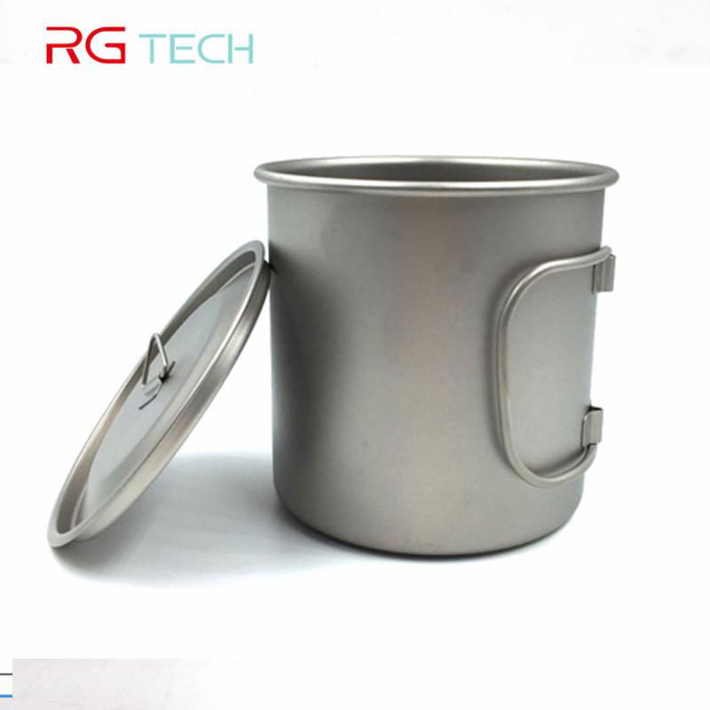 Eco-Friendly Backpacking Camping Cup Titanium Mug 2