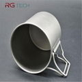 Lightweight Outdoor Suitable Titanium Cup for Water/Beer 2