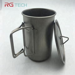 Eco-Friendly Backpacking Camping Cup Titanium Mug