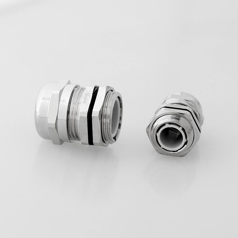 M25 brass with nickel plated metal cable gland / watertight IP68