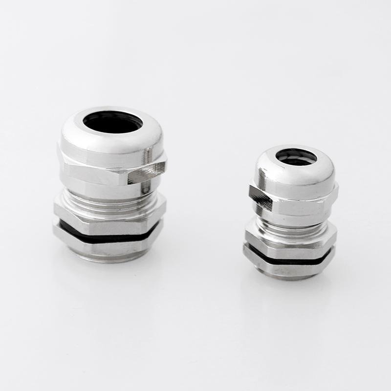 M25 brass with nickel plated metal cable gland / watertight IP68 3