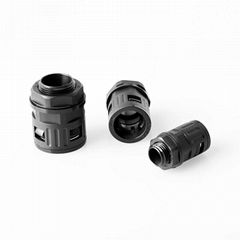 Straight Connector PG16-AD21.2 for Nylon Corrugated Tubing