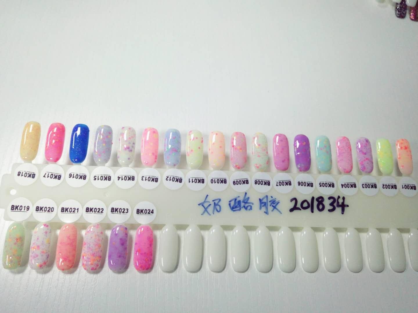 Wholesale private label high quality no smell cheese gel nail polish with  lamp U - BK001-BK024 - Haruyama/your brand (China Manufacturer) -