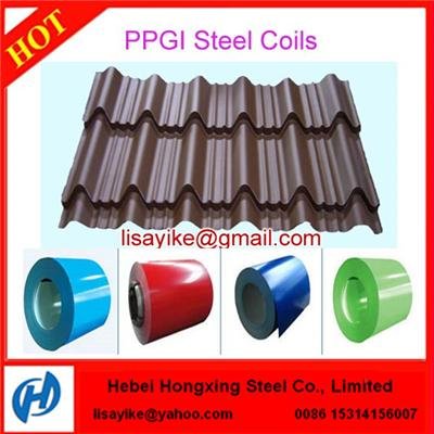 0.45mm ppgi prepainted gi steel coil ppgi ppgl dx51d z275 prepainted 2
