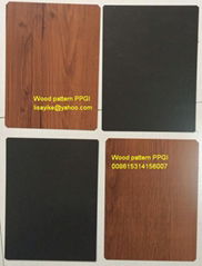 3D wooden pattern coated galvanized ppgi