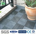 Bamboo plastic outdoor and indoor DIY tiles