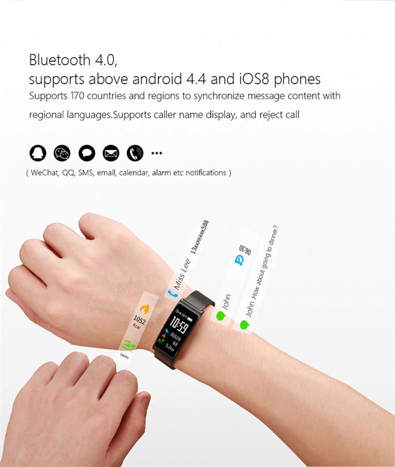 New Style Fitbit Flex Tracker Smart Bracelets Bluetooth Smart Wristbands Multifu 4