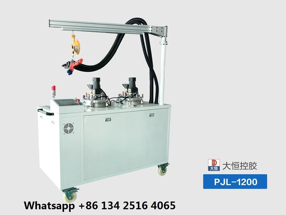 two components silicone, epoxy, PU automatic metering, mixing, potting machine