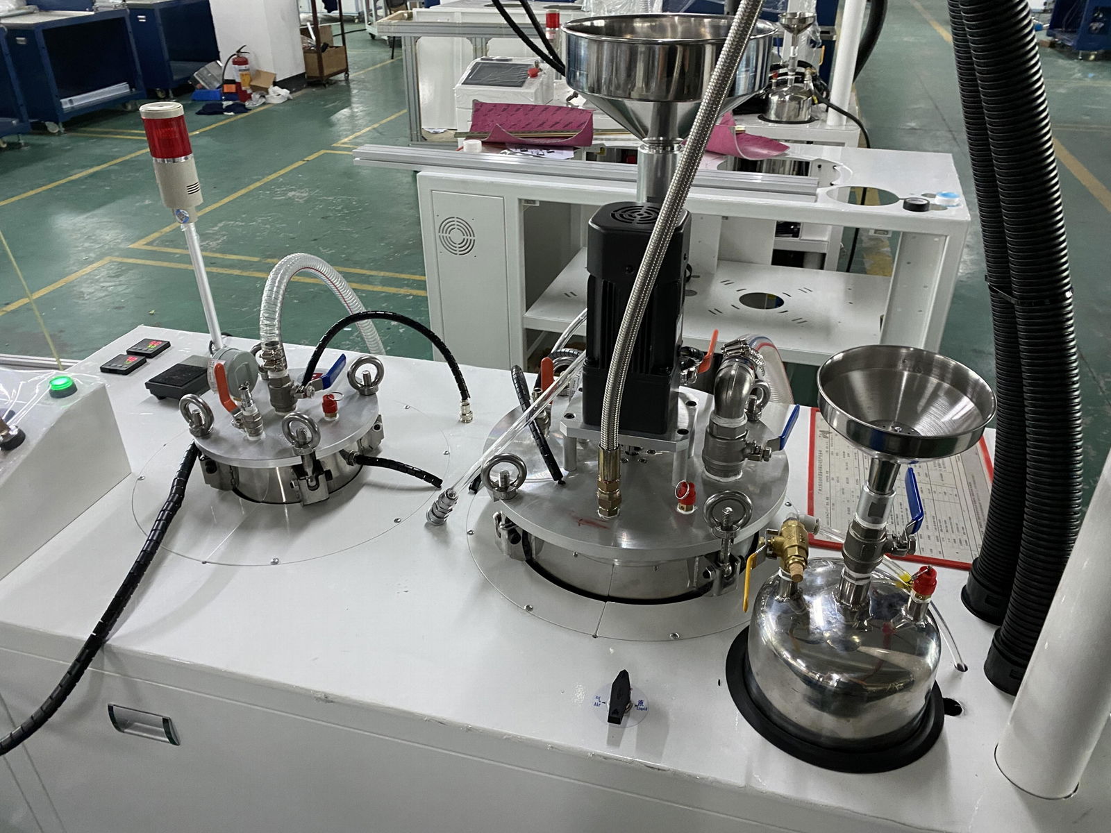 two components silicone, epoxy, PU automatic metering, mixing, potting machine 4