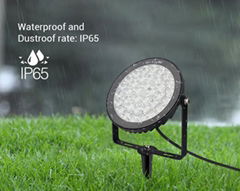 2.4G RF 15W RGB+Dual White LED Garden Light