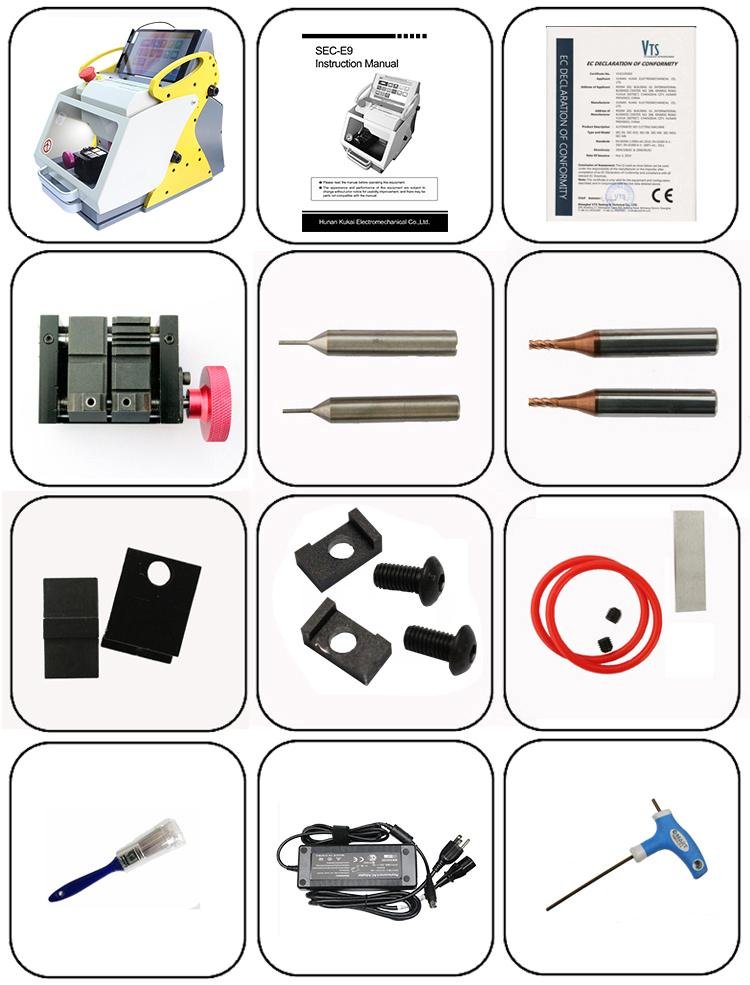Price Wholesale Portable Sece9 Key Cutting Machine 5