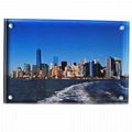 Clear Acrylic Magnetic Photo Frame Block 3x4 inches Picture Display Desktop Book 2