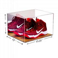 Custom Clear transparent Sneaker Display Acrylic Shoe Box for supper store