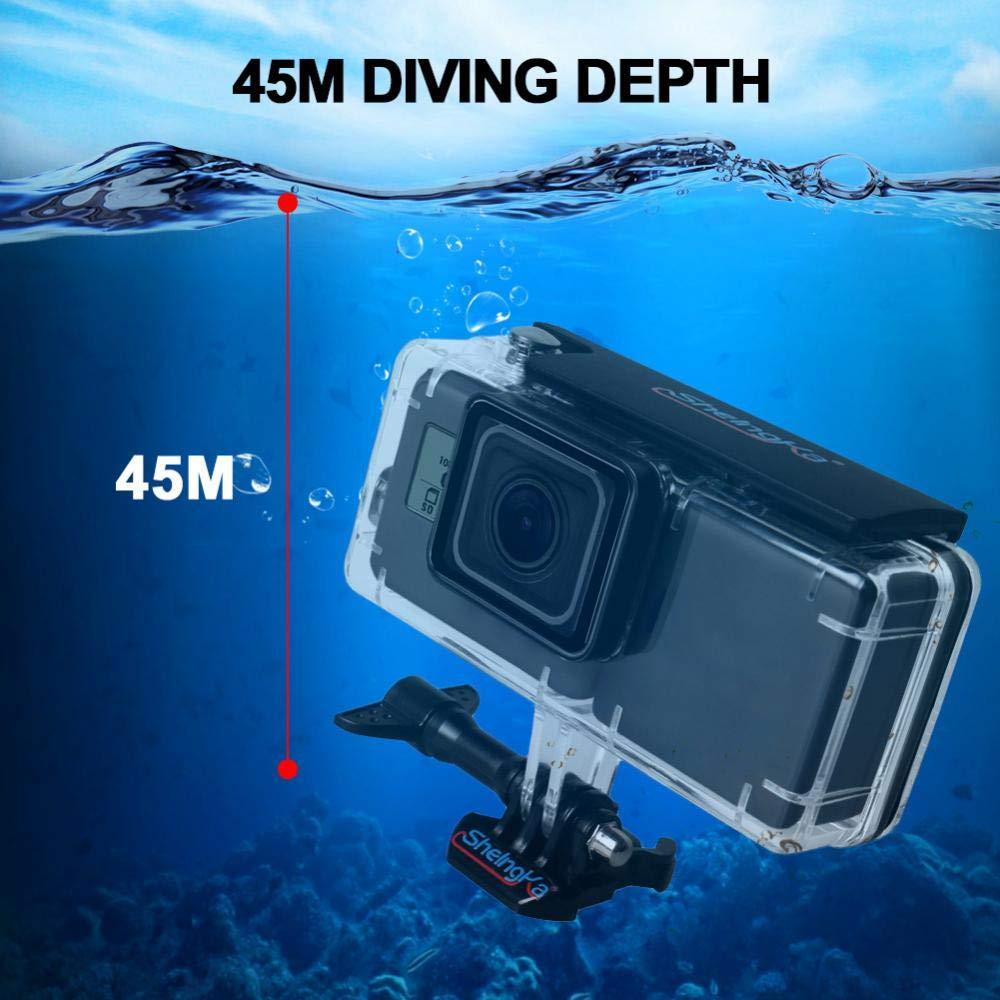 Housing Case for Gopro Hero 5/6,Underwater Protective Case Replacement Cover Wit 2