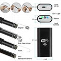 Newest Waterproof IP68 8pcs Led light 1200P USB inspection Wifi Endoscope Camera