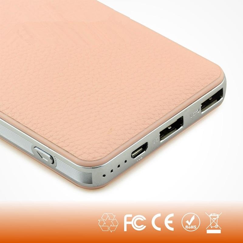 Leather Texture 10000 mAh Power Bank 4