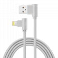 90° Angled USB A to Lightning cable,support for iphone