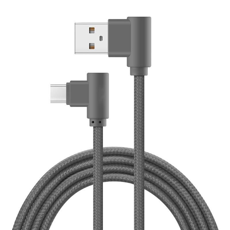 90° Angled USB A to Lightning cable,support for iphone 3