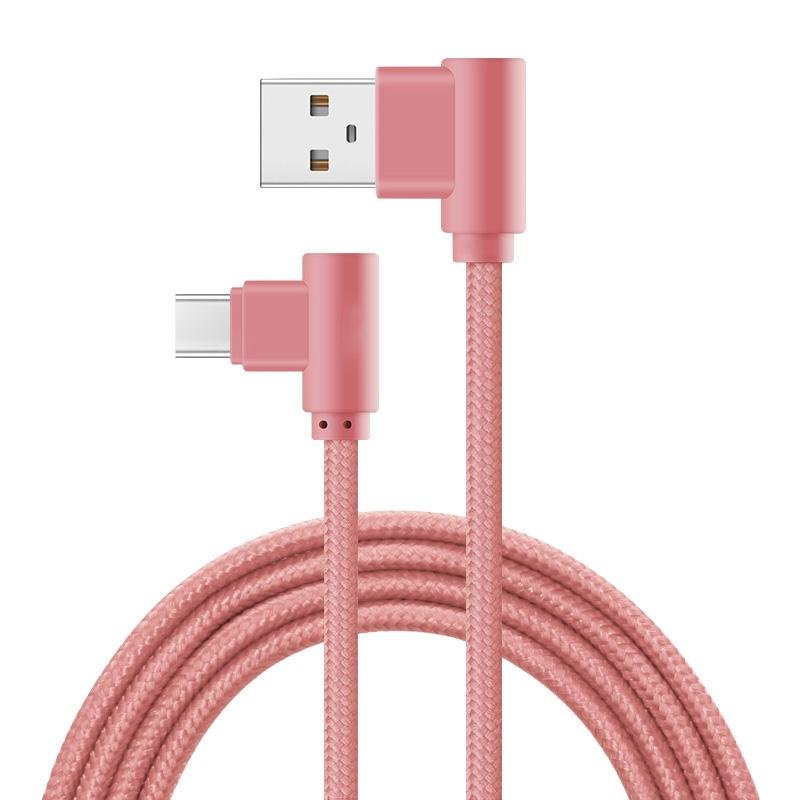 90° Angled USB A to Lightning cable,support for iphone 4