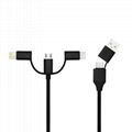 NEW 5 in 1 Nylon Braided USB cable,Charging and Data Cable 1