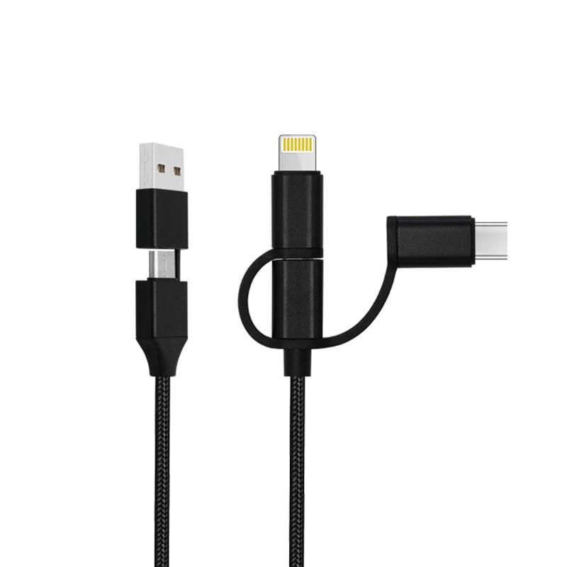 NEW 5 in 1 Nylon Braided USB cable,Charging and Data Cable 2