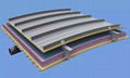 西北铝镁锰厂家0.9厚氟碳漆金属屋面板 3