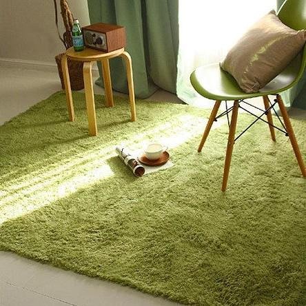 polyester shaggy silk super comfortable area rugs