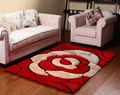 polyester silk 3d shaggy carpets