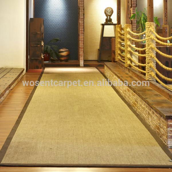 Non-slip Latex Backing Natural Sisal Broadloom Carpets and Rugs wall to wall sis 5