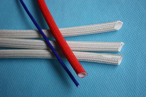 silicone rubber fiberglass sleeving(inside rubber outside fiber) 2