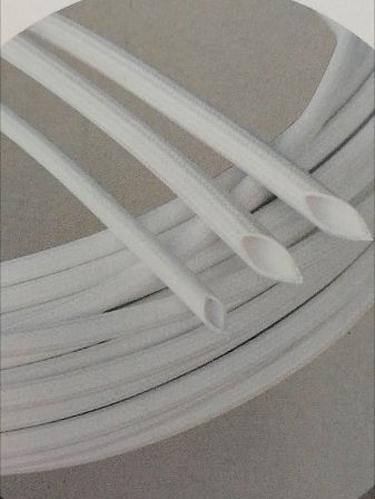 silicone rubber fiberglass sleeving(inside rubber outside fiber) 3