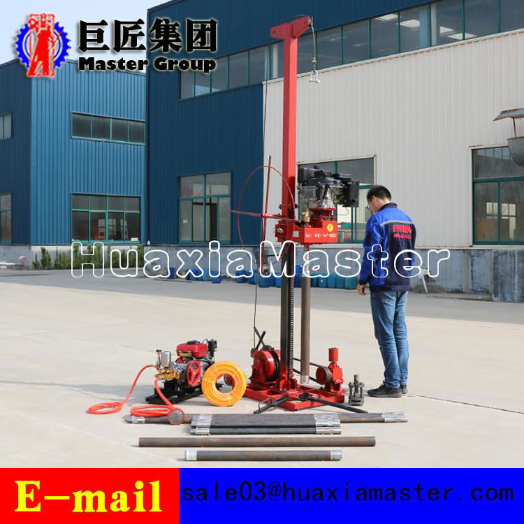Oversea Sale QZ-3 portable geological engineering drilling rig on promotion 3