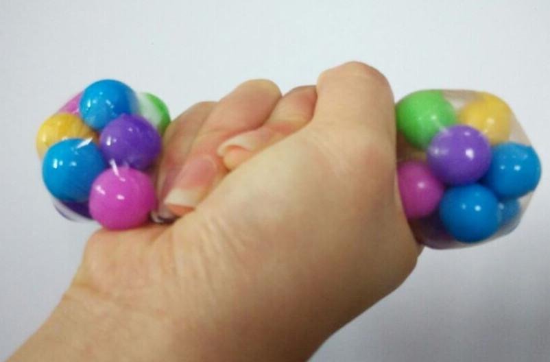 squishy sensory squeeze stress ball with beads inside 4