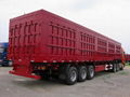 Heavy Duty 3 Axles Side Dump Trailer to