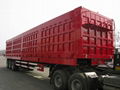 Heavy Duty 3 Axles Side Dump Trailer to Transport Construction Materials