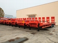 3 Alxes 80 Tons Low Bed Trailer to West