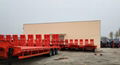 3 Alxes 80 Tons Low Bed Trailer to West Africa