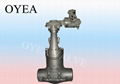 API ANSI JIS GB Flange Weld Wcb Forged Steel Stainless Steel Electric Gate Valve