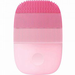 Silicone Facial Cleansing Brush facial cleanser brush and Skin Care Pink