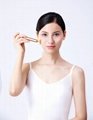 New Vibration Face Massager Golden Plated beauty bar for skin care 3
