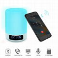 Touch Sensor Colorful Change LED Bluetooth Speaker with Alarm Clock 1