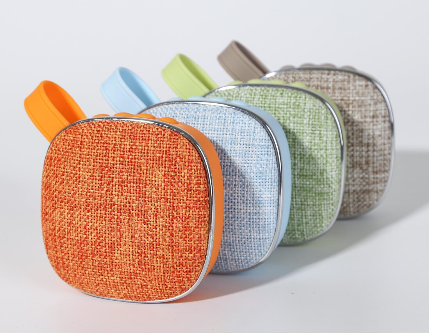 Mini fabrics bluetooth speaker popular among girls